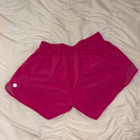 Lululemon Athletica Fuchsia Athletic Shorts - Picture 2 of 3